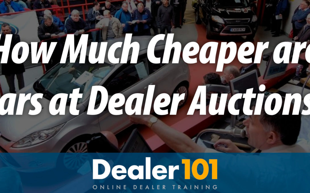 How Much Cheaper are Cars at Dealer Auctions?